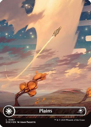 Plains (0367) (Borderless) (Galaxy Foil) (EOE-367)