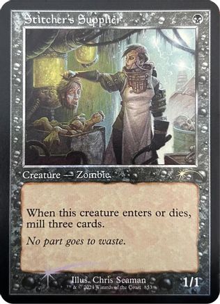 Stitcher's Supplier (Retro Frame) (SLD-853) (Foil)