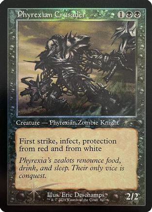 Phyrexian Crusader (Retro Frame) (SLD-847) (Foil)