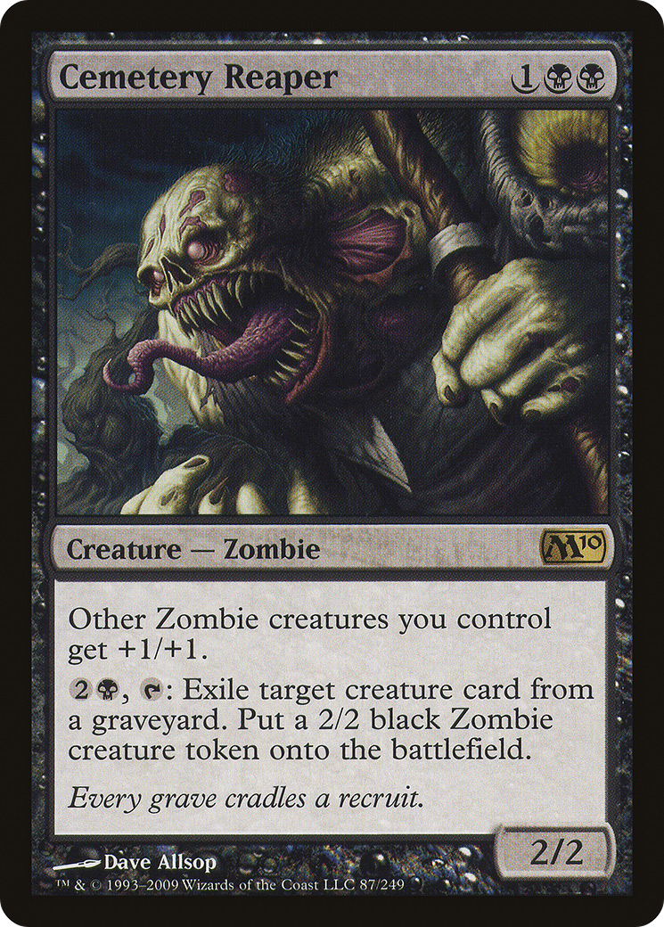 Cemetery Reaper (M10-087) (Foil)