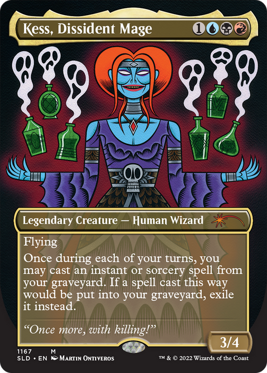 Kess, Dissident Mage (SLD-1167) (Borderless)