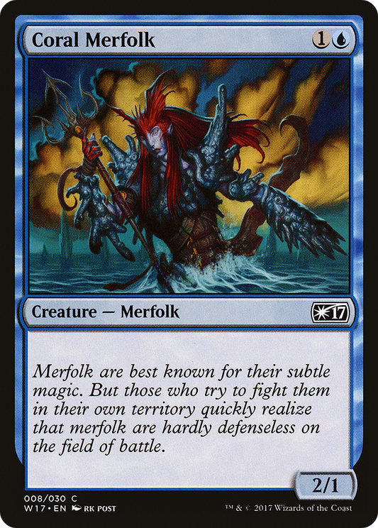 Coral Merfolk (W17-008)