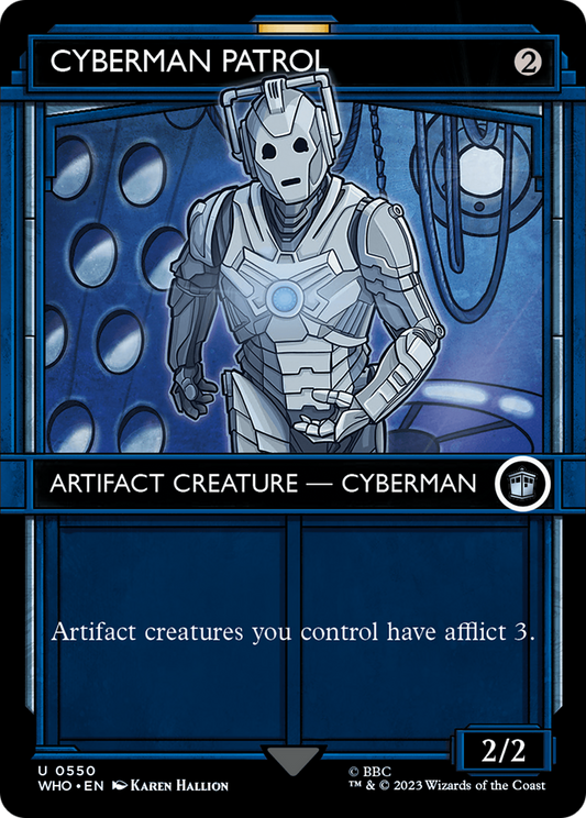 Cyberman Patrol (WHO-550) (Showcase) (Borderless)