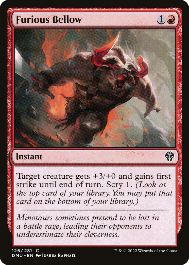Furious Bellow (DMU-126) (Foil)