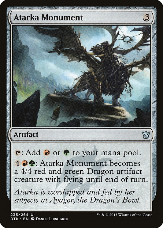 Atarka Monument (DTK-235) (Foil)