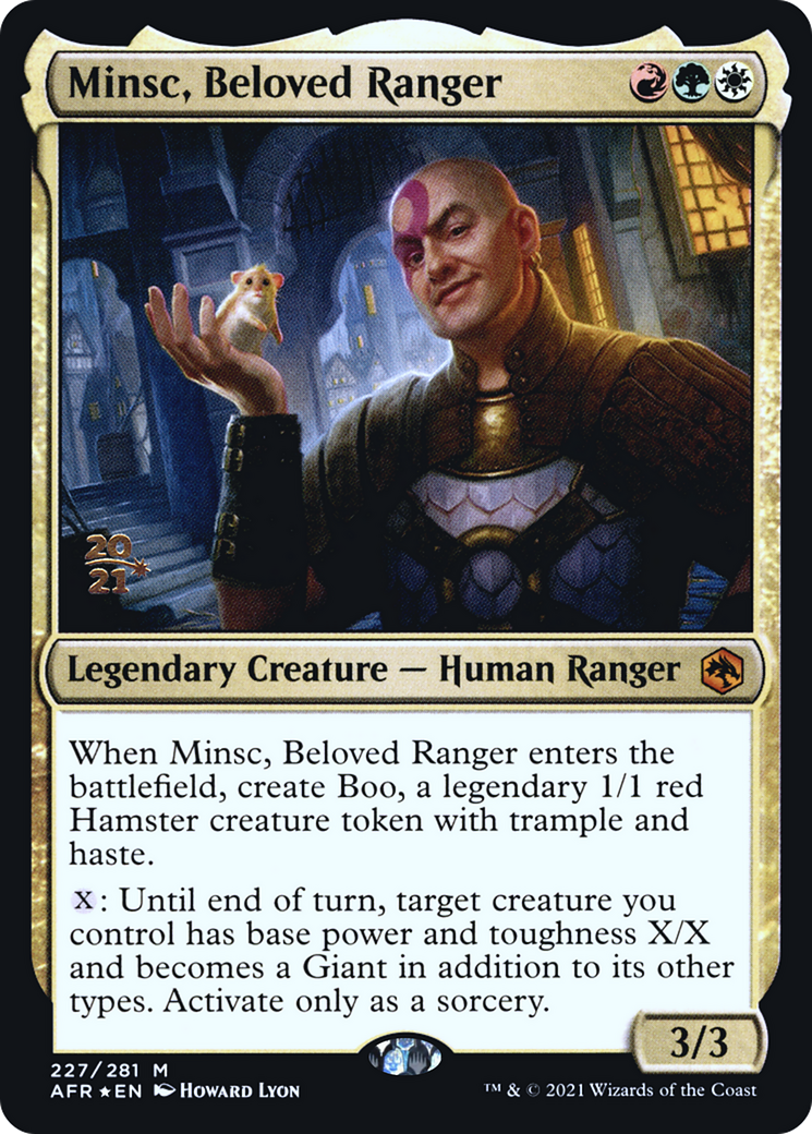Minsc, Beloved Ranger (PRE-227S) (Foil)
