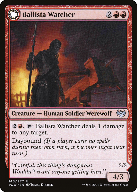 Ballista Watcher // Ballista Wielder (VOW-143) (Foil)