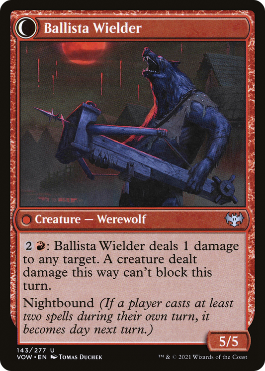 Ballista Watcher // Ballista Wielder (VOW-143) (Foil)