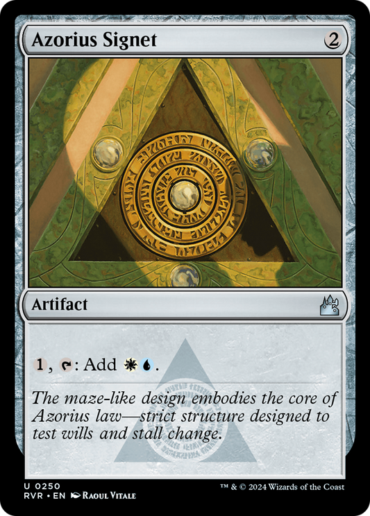 Azorius Signet (RVR-250) (Foil)