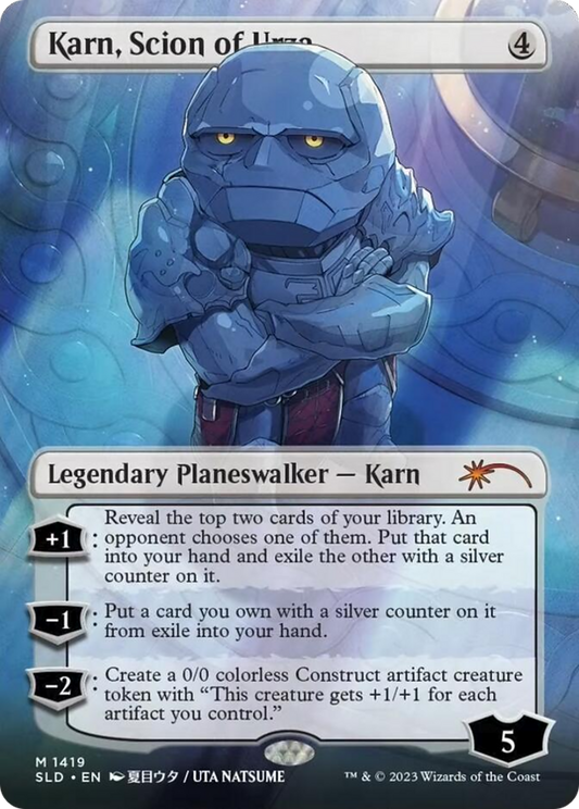 Karn, Scion of Urza (SLD-1419) (Borderless)