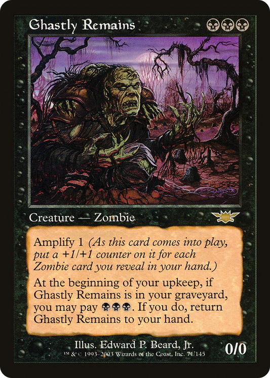 Ghastly Remains (LGN-071) (Foil)