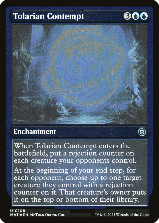 Tolarian Contempt (MAT-108) (Etched Foil)