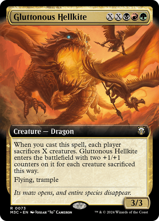 Gluttonous Hellkite (M3C-073) (Extended Art)
