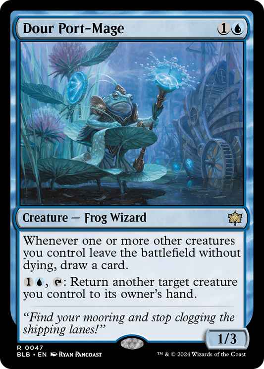 Dour Port-Mage (BLB-047) (Foil)