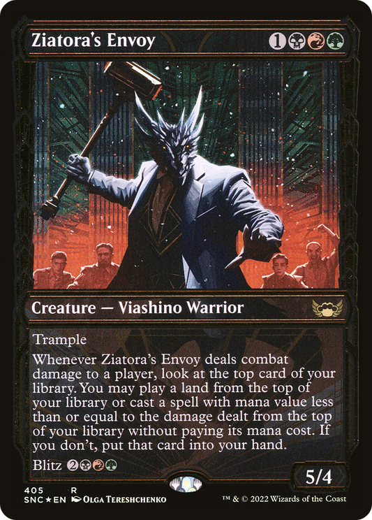 Ziatora's Envoy (SNC-405) (Showcase) (Gilded Foil)