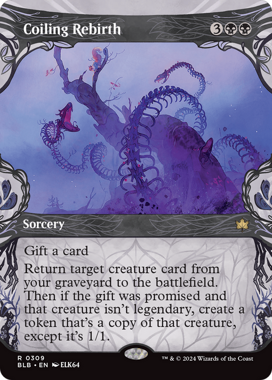 Coiling Rebirth (BLB-309) (Showcase) (Foil)