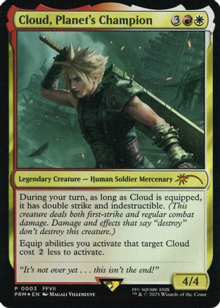 Cloud, Planet's Champion (Costco Bundle) (PMEI-003) (Foil)