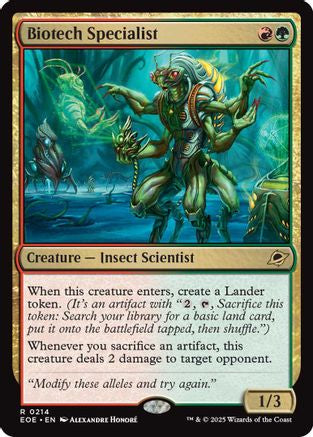 Biotech Specialist (EOE-214) (Foil)