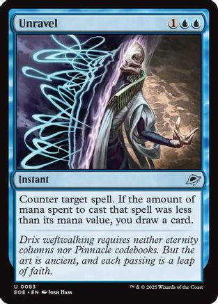 Unravel (EOE-083) (Foil)