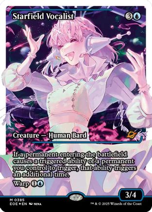 Starfield Vocalist (Showcase) (Fracture Foil) (EOE-385)