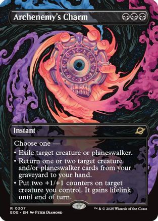 Archenemy's Charm (Borderless) (EOE-307) (Foil)
