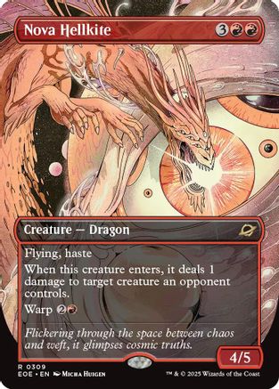 Nova Hellkite (Borderless) (EOE-309) (Foil)