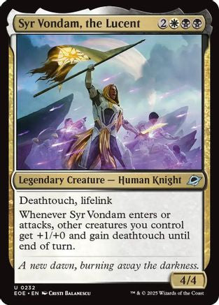 Syr Vondam, the Lucent (EOE-232)