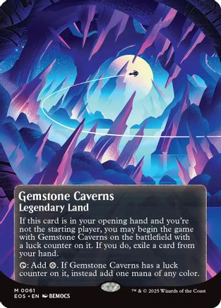 Gemstone Caverns (0061) (Borderless) (EOS-061) (Foil)