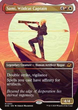Sami, Wildcat Captain (Borderless) (EOE-301) (Foil)