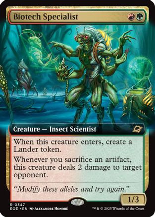 Biotech Specialist (Extended Art) (EOE-347)