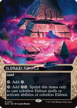Eldrazi Temple (0014) (Borderless) (EOS-014) (Foil)