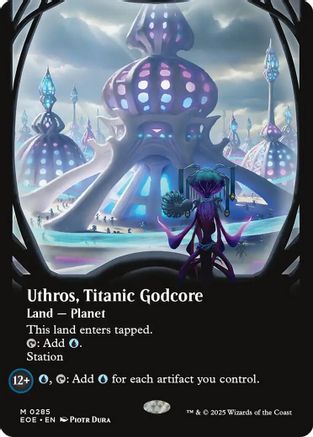 Uthros, Titanic Godcore (Borderless) (EOE-285) (Foil)