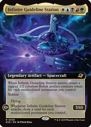 Infinite Guideline Station (Extended Art) (EOE-348) (Foil)