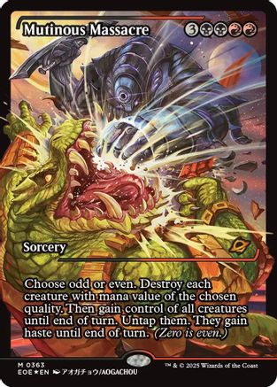 Mutinous Massacre (Showcase) (EOE-363) (Foil)