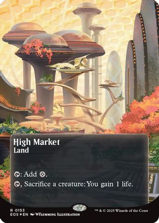 High Market (0153) (Borderless) (Galaxy Foil) (EOS-153)