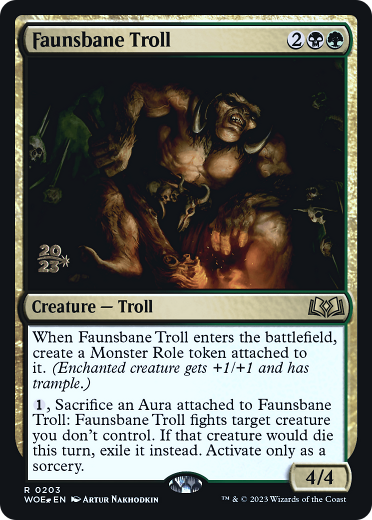 Faunsbane Troll (PRE-203S) (Foil)