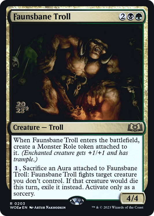 Faunsbane Troll (PRE-203S) (Foil)