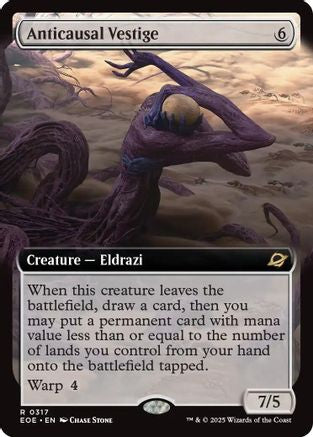 Anticausal Vestige (Extended Art) (EOE-317) (Foil)