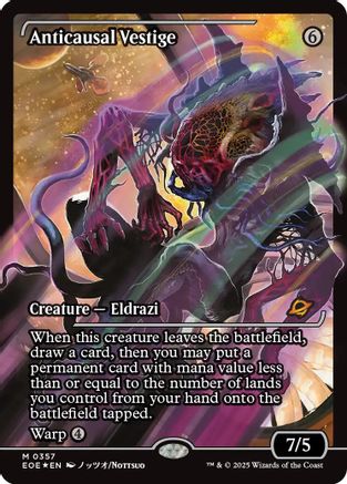 Anticausal Vestige (Showcase) (EOE-357) (Foil)