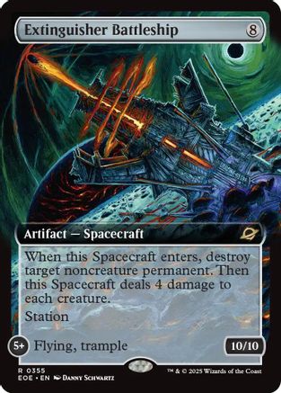 Extinguisher Battleship (Extended Art) (EOE-355) (Foil)