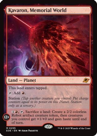 Kavaron, Memorial World (EOE-255) (Foil)