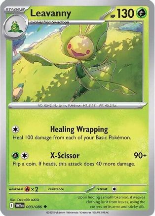 Leavanny (WHT-003) (Reverse Holofoil)