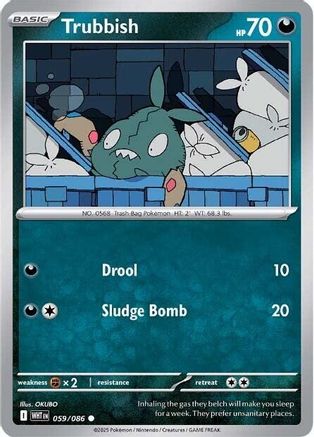 Trubbish (WHT-059) (Reverse Holofoil)