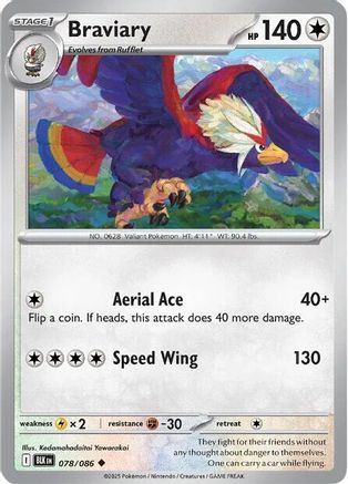 Braviary (BLK-078) (Reverse Holofoil)