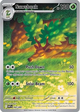 Sawsbuck (WHT-092) (Holofoil)