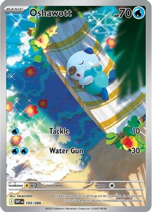 Oshawott (WHT-105) (Holofoil)