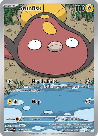 Stunfisk (WHT-118) (Holofoil)