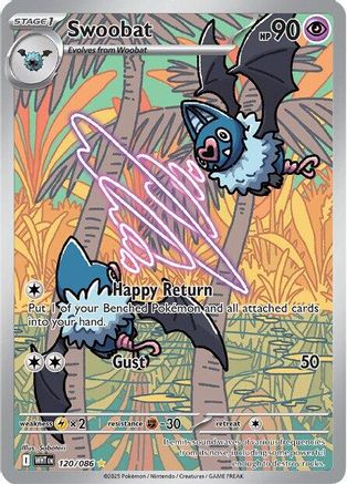 Swoobat (WHT-120) (Holofoil)
