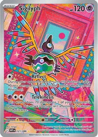Sigilyph (WHT-121) (Holofoil)