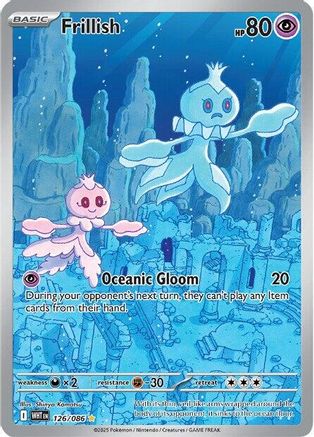 Frillish (WHT-126) (Holofoil)